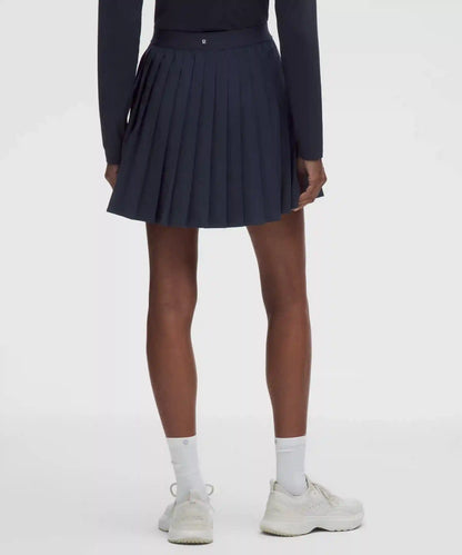 High-Rise Pleated Tennis Skirt *Long