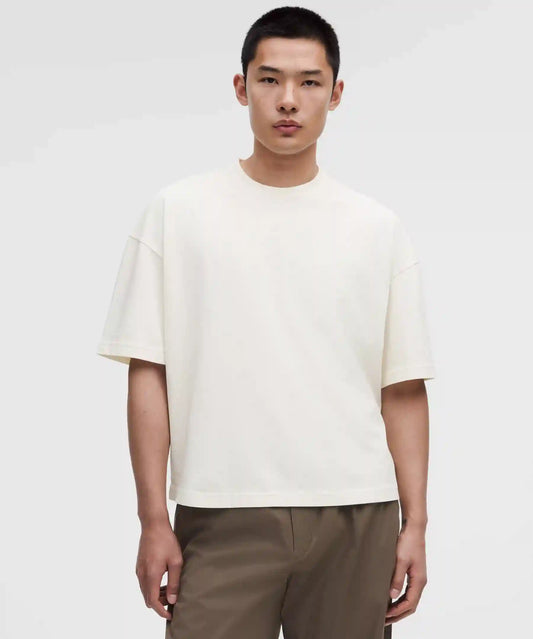 Heavyweight Cotton Jersey Boxy T-Shirt *Wash