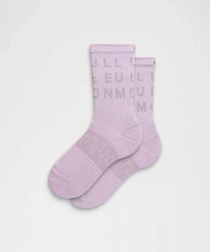Unisex Power Stride Crew Socks *Reflective