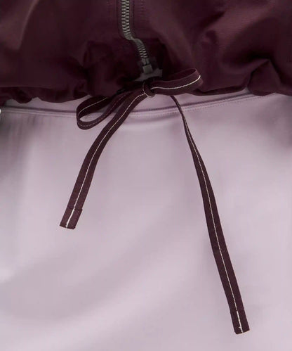 Water-Resistant Cropped Hooded Jacket