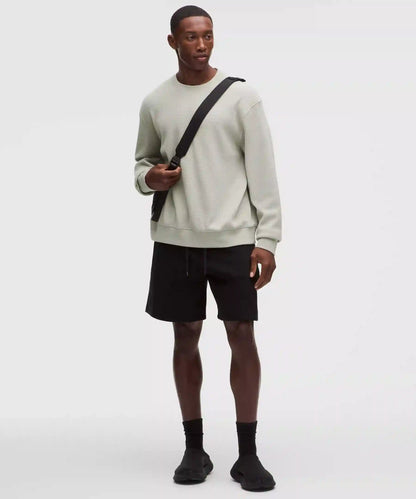 Cotton-Blend Waffle-Knit Long Sleeve
