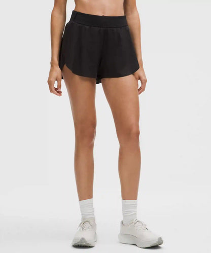 Fast and Free High-Rise Split Short 3" *Crinkle