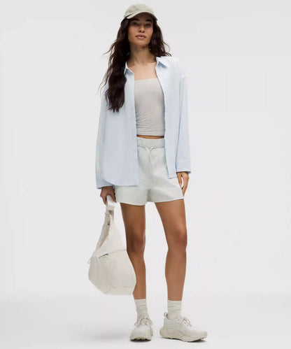 Long Button-Front Shirt