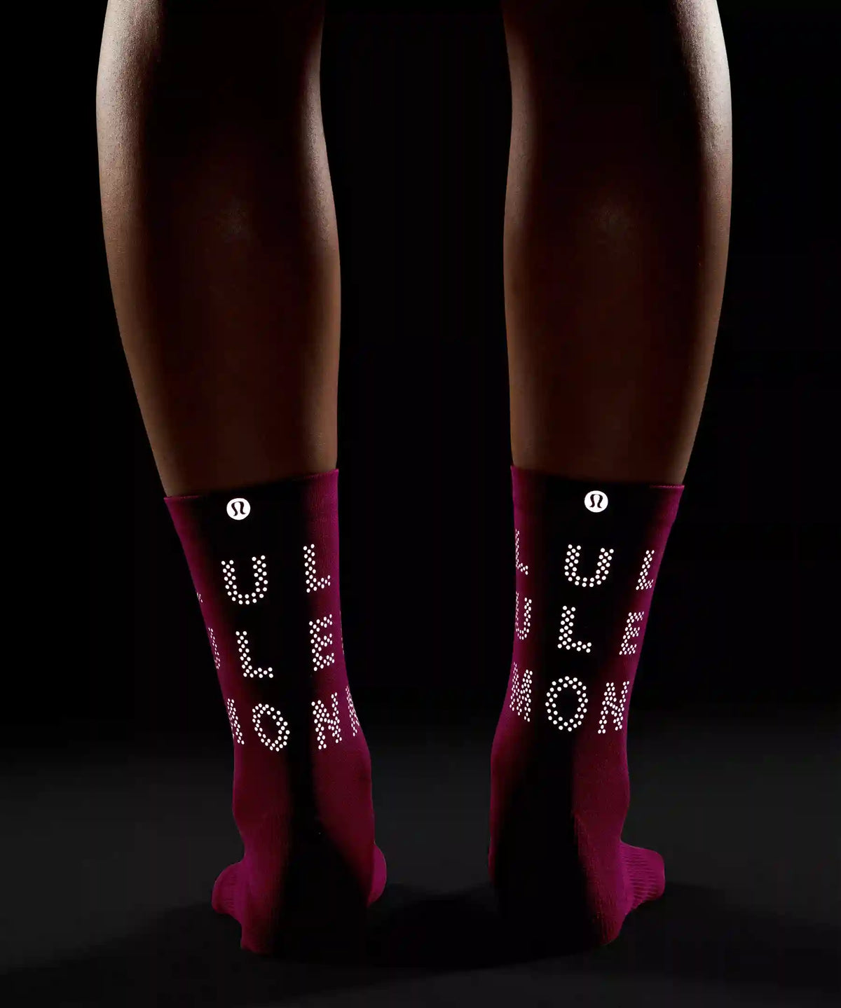 Unisex Power Stride Crew Socks *Reflective
