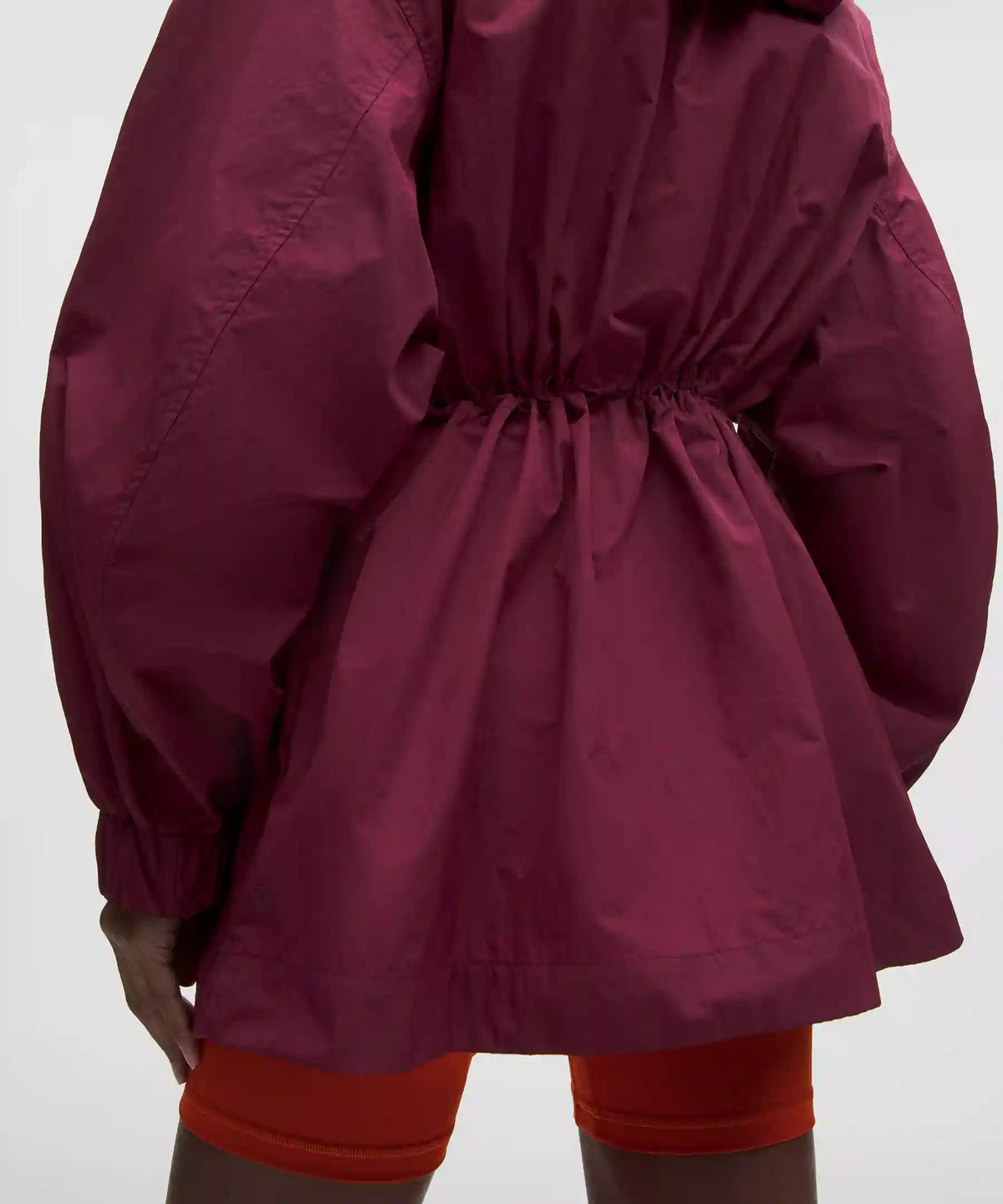 UV-Protective Cinch-Waist Oversized-Fit Jacket
