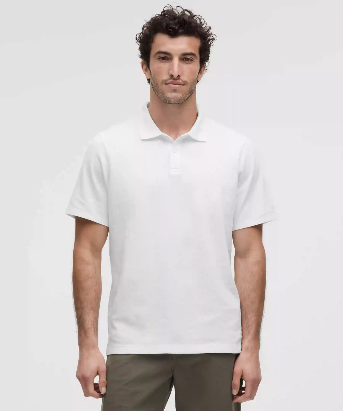 Cotton Pique Short-Sleeve Polo Shirt