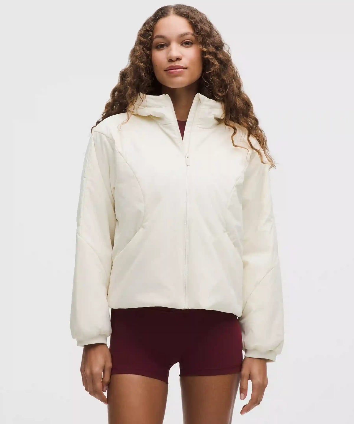 Water-Resistant Insulated Hooded Jacket