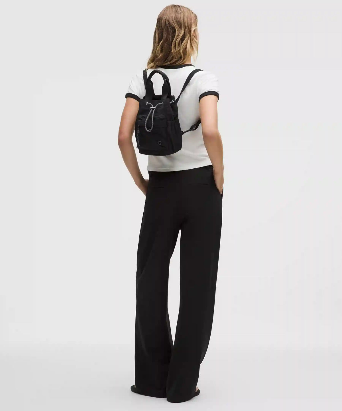 Convertible Drawstring Bucket Bag Mini 5L