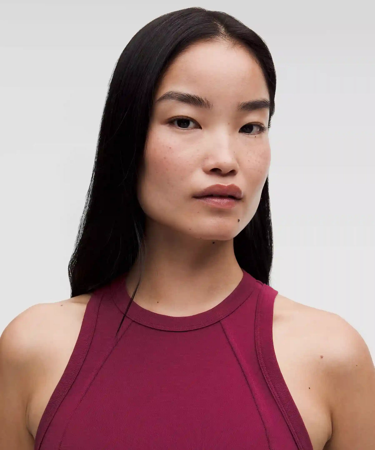 Tech Ribbed Fit-and-Flare Midi Dress