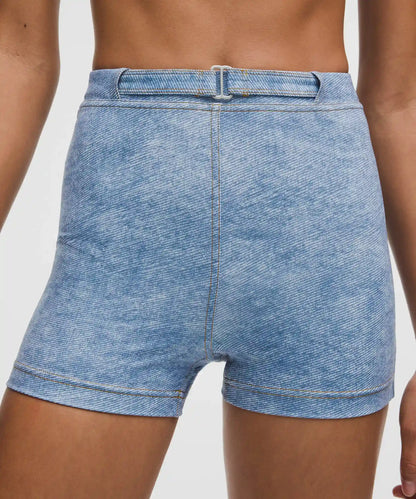Everlux Denim-Print Short 3" *Denim Dreams Set