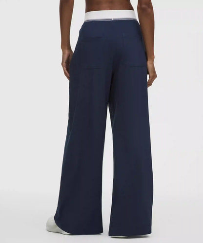 Swift High-Rise Wide-Leg Pant *Logo Waistband