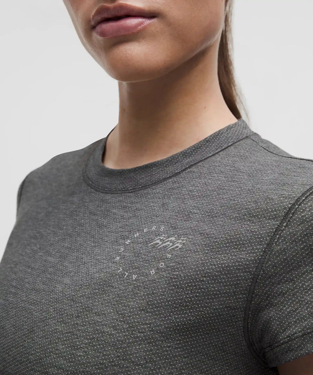 Mile Maker Run Crew Graphic Mesh Short-Sleeve Shirt