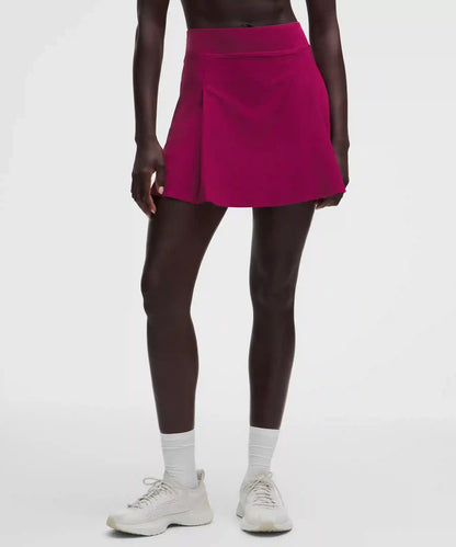 A-Line Side-Pleat Tennis Skirt *Long