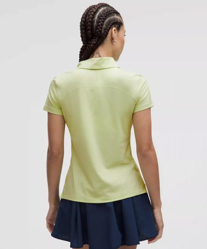 Quick-Dry Short-Sleeve Polo Shirt Straight Hem *Logo