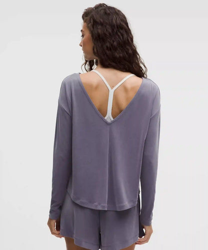 Drapey Softstreme Boatneck Long-Sleeve Shirt