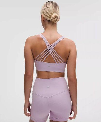 FlexyFlex Strappy Yoga Bra *Light Support, D-DDD Cups