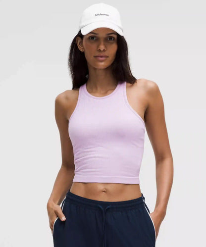 Ebb to Street Cropped Racerback Tank Top *Light Support, B/C Cup