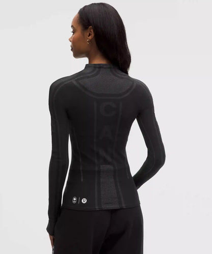Team Canada Women's Seamless Mockneck Base Layer *COC Logo