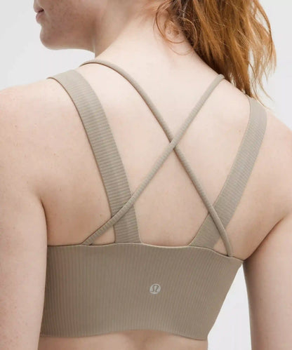 Like a Cloud Ribbed Longline Bra *Light Support, D/DD Cup