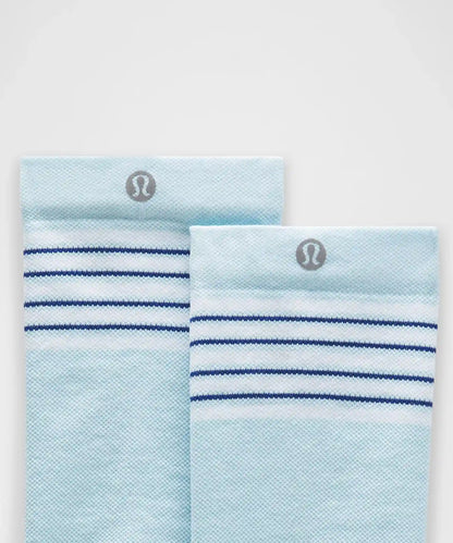 Unisex Power Stride Crew Socks *Stripe