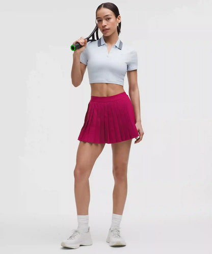 High-Rise Pleated Tennis Skirt