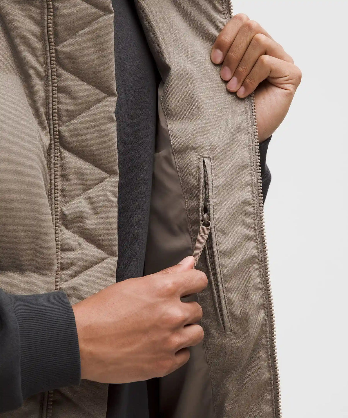 Always Down Puffer Vest *Tech Canvas