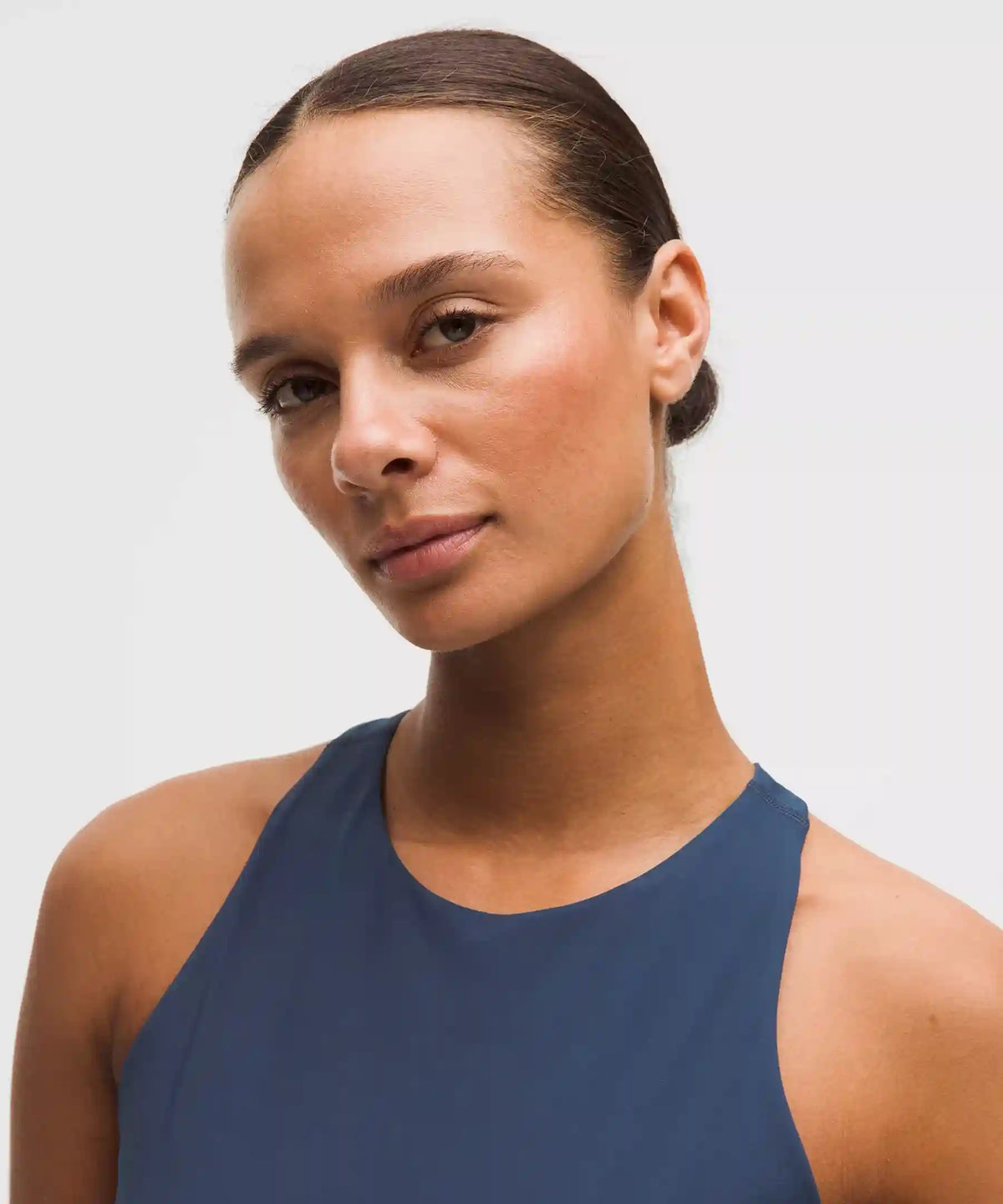 Racerback High-Neck Tennis Tank Top *B/C Cup