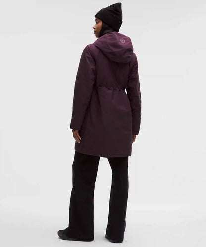 Waterproof Insulated Cinch-Waist Parka