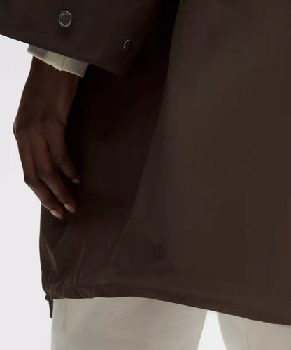 Oversized Cocoon Rain Coat