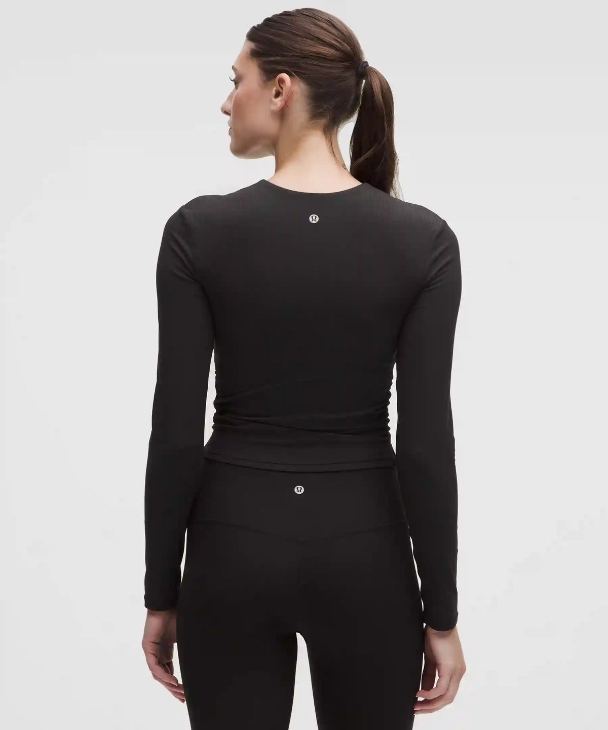 All It Takes Ribbed Nulu V-Neck Long-Sleeve Shirt *B-D Cups