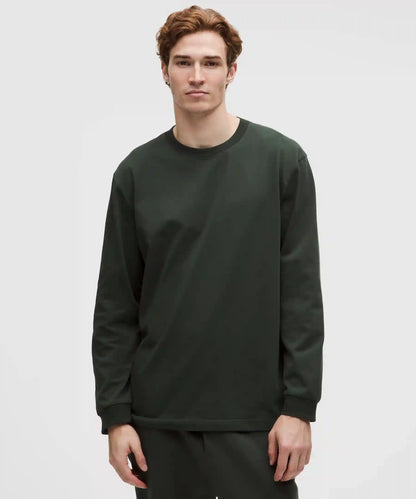 Heavyweight Cotton Jersey Long-Sleeve Shirt