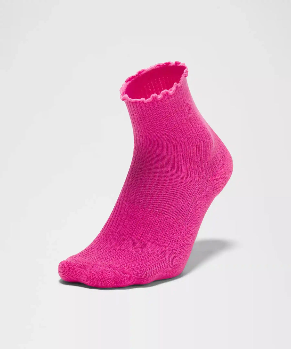 Unisex Lettuce Edge Quarter Socks *3 Pack