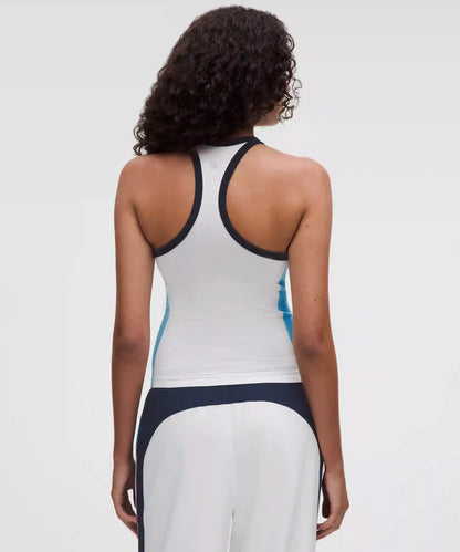 Swiftly Tech Racerback Tank Top 2.0 Waist Length *Colourblock