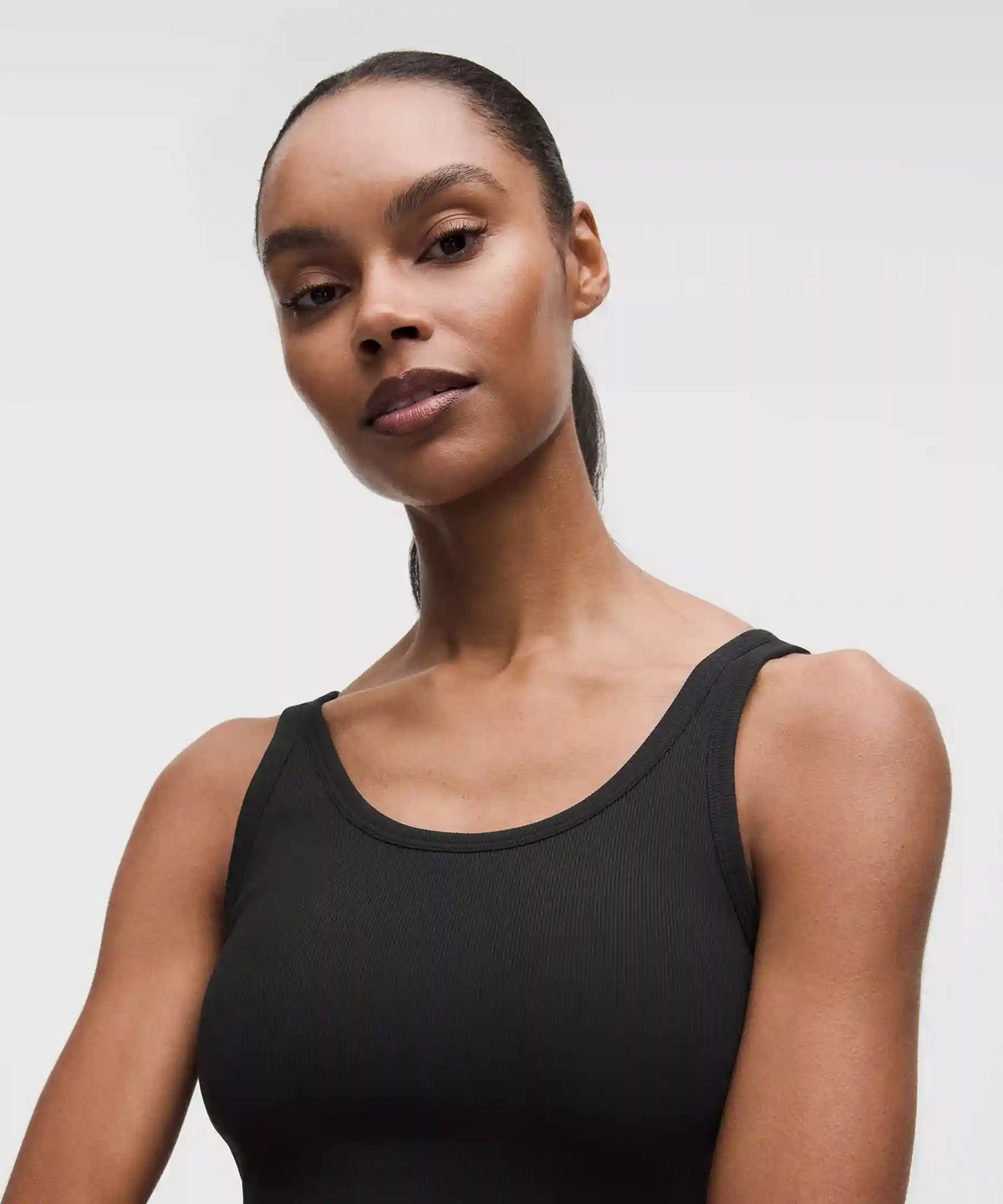 Nulu Ribbed Scoop-Neck Bra *Light Support, B/C Cup
