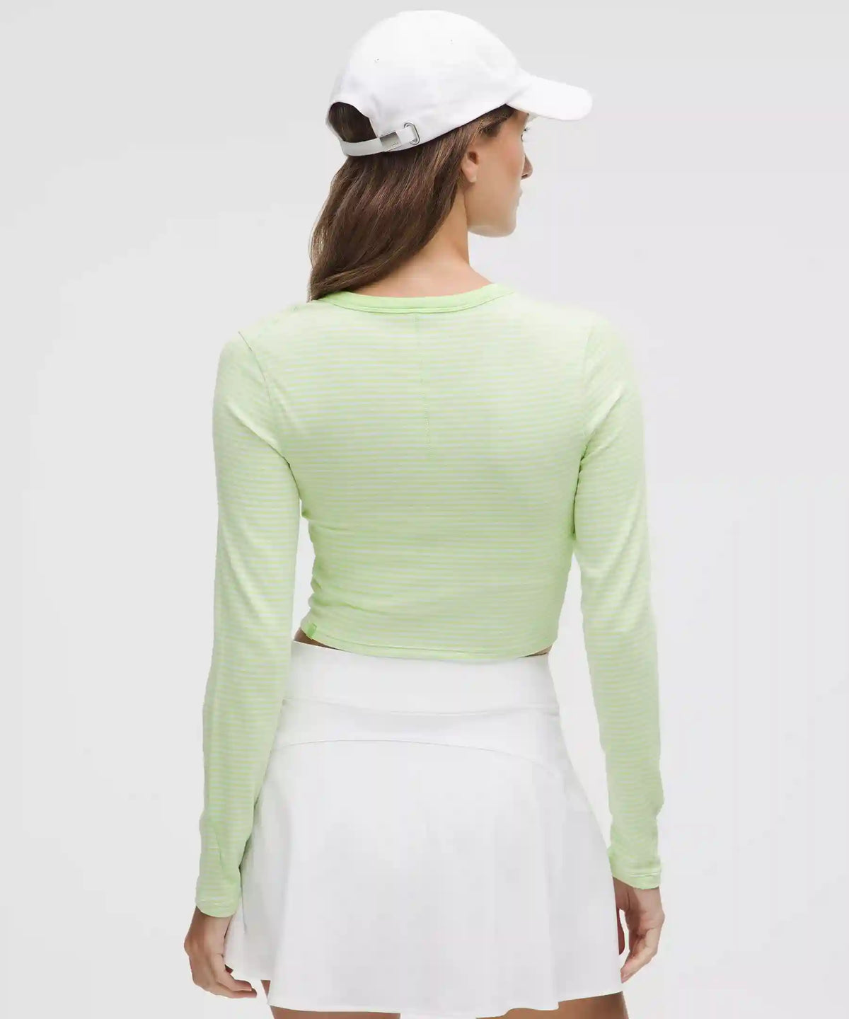 Hold Tight Straight-Hem Cropped Long-Sleeve Shirt