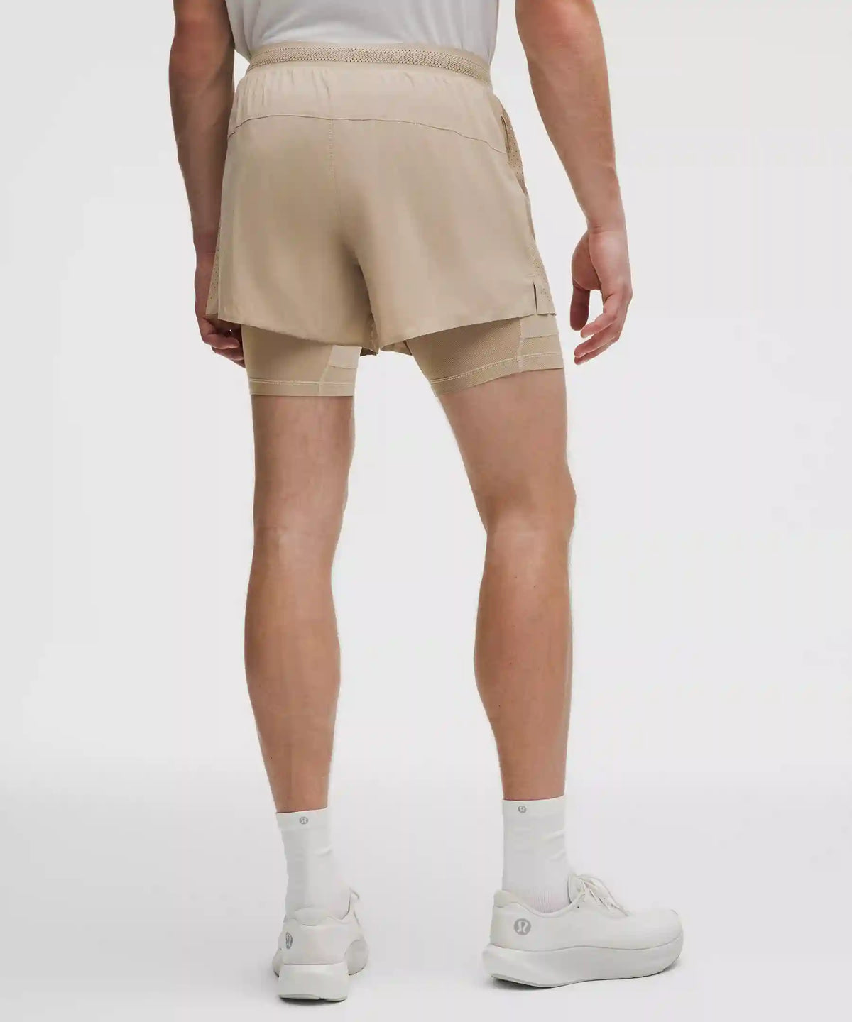 Perforated Lined Running Short 5"