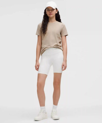 Organic Cotton Straight-Hem Crewneck T-Shirt