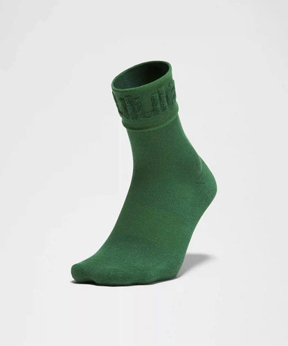 Unisex Fold-Over Terry Quarter Socks