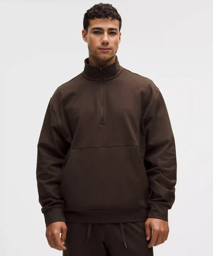 Heavyweight Soft Jersey Half Zip