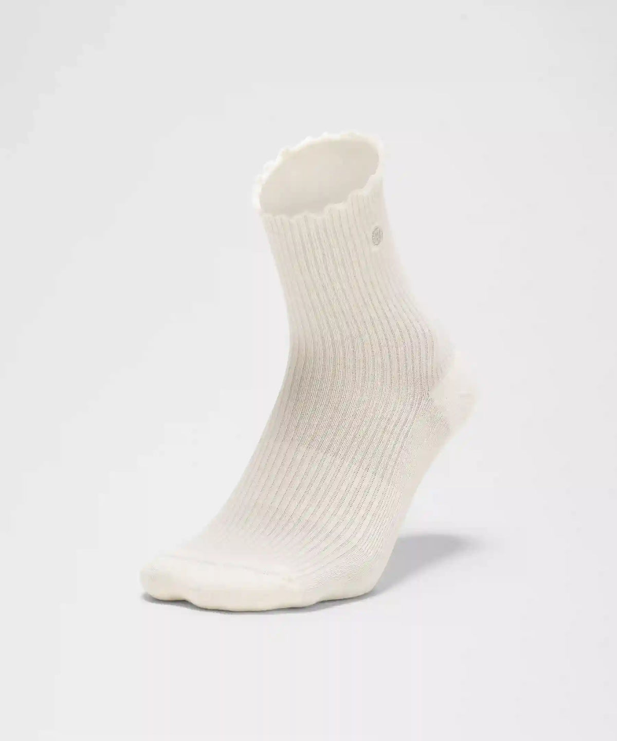 Unisex Lettuce Edge Quarter Socks *3 Pack