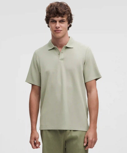 Cotton Pique Short-Sleeve Polo Shirt