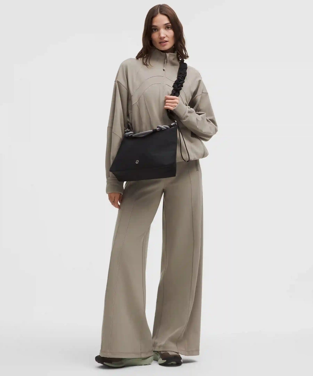Convertible Ruched Strap Crossbody Bag 6.5L