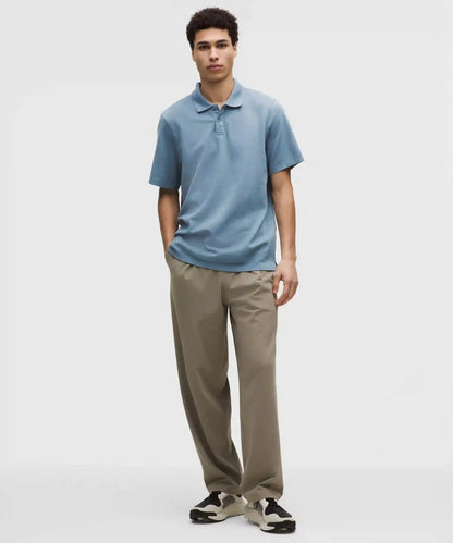 Cotton Pique Short-Sleeve Polo Shirt