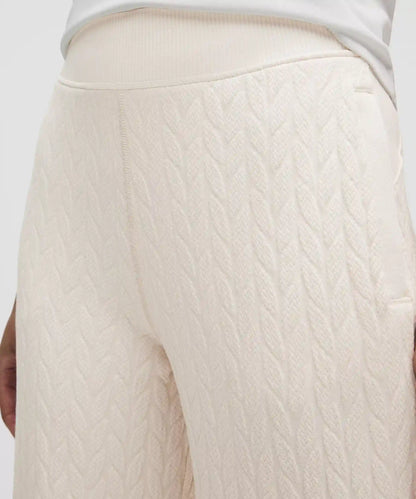 Engineered Warmth Cable-Knit Pant