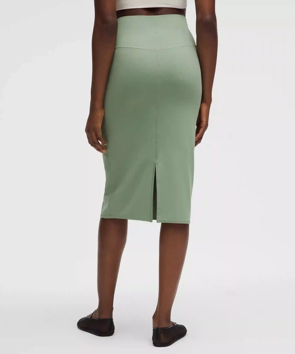 Nulu Slim-Fit High-Rise Midi Skirt