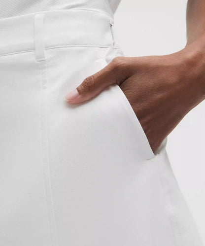 Stretch Twill Front Pleat Golf Skirt *Embroidered Logo