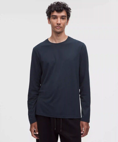 Everyday Cotton-Blend Classic Long-Sleeve T-Shirt