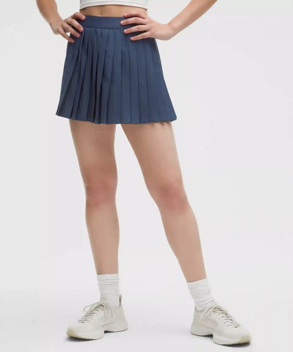 High-Rise Pleated Tennis Skirt