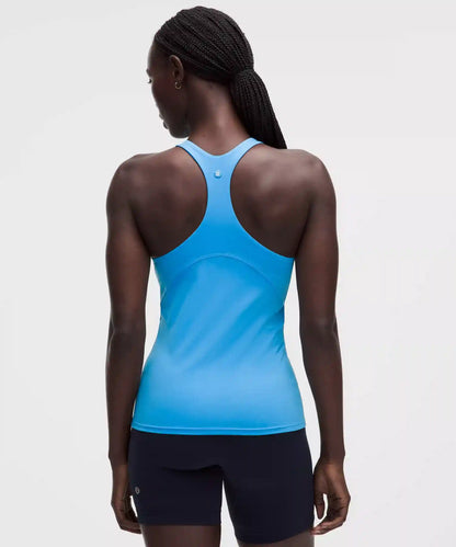 Racerback High-Neck Tennis Tank Top *B/C Cup