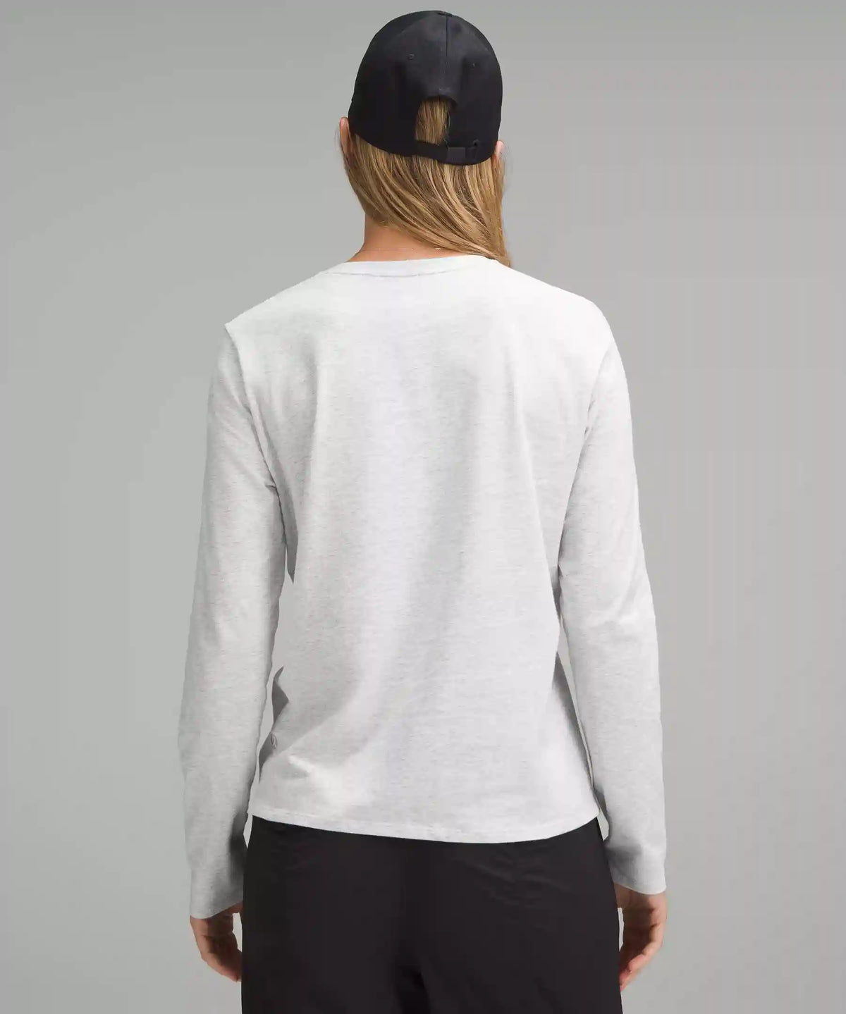 Organic Cotton Crewneck Long-Sleeve Shirt